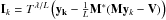 Mathematical equation: \hbox{${\bf I}_k = T^{\lambda/L}\left( {\bf y_k} - \frac{1}{L} {\bf M}^*({\bf M} {\bf y}_k - {\bf V})\right)$}