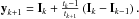 Mathematical equation: \hbox{${\bf y}_{k+1} = {\bf I}_k + \frac{t_k-1}{t_{k+1}}\left({\bf I}_k - {\bf I}_{k-1}\right).$}