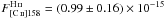 Mathematical equation: \hbox{$F_{[\ion{C}{ii}]158}^ {\ion{H}{ii}} =(0.99\pm0.16)\times 10^{-15}$}