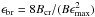 Mathematical equation: \hbox{$\ecr=8\Bcr/(B\emx^2)$}