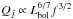 Mathematical equation: \hbox{$Q_j \propto L_{\rm bol}^{6/7} f^{3/2}$}