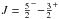Mathematical equation: \hbox{$J = \frac{5}{2}^{-}{-}\frac{3}{2} ^{+}$}