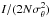 Mathematical equation: \hbox{$I/(2 N\sigma_\theta^2)$}