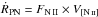 Mathematical equation: \hbox{${\dot{R}_{\rm PN} = F_{\rm N\,II}\times V_{\rm \nii}}$}