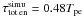 Mathematical equation: \hbox{$\tau^\mathrm{simu}_{\rm tot\,en} = 0.48 T_{\rm pe}$}