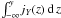 Mathematical equation: \hbox{$\int_{-\infty}^{y}\!j_Y(z)\,\dif\,z$}