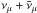 Mathematical equation: \hbox{$\nu_{\mu} + \bar{\nu}_{\mu}$}