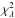 Mathematical equation: \hbox{$\chi_{\lambda}^2$}