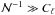 Mathematical equation: \hbox{$\mathcal{N}^{-1} \gg C_\ell$}