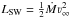 Mathematical equation: \hbox{$L_{\mathrm{SW}} =\frac{1}{2} \dot{M} \varv_{\infty}^2$}