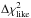 Mathematical equation: \hbox{$\Delta\chi^2_{\rm like}$}