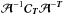 Mathematical equation: \hbox{$\Ab^{-1} {\Cb}_{\Tb} \Ab^{-\Tb}$}