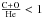 Mathematical equation: \hbox{$\frac{\text{C} + \text{O}}{\text{He}} < 1$}