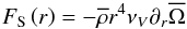 Mathematical equation: \begin{equation} F_{\rm S}\left(r\right)=-{\overline\rho}r^4\nu_{V}\partial_{r}{\overline\Omega} \end{equation}