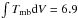 Mathematical equation: \hbox{$\int T_{\rm mb} {\rm d}V=6.9$}
