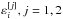 Mathematical equation: \hbox{$\varepsilon _{i}^{[j] },j=1,2$}