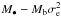 Mathematical equation: \hbox{$M_{\bullet}-M_{\rm b}\sigma_{\rm e}^2$}