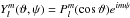 Mathematical equation: \hbox{$Y_l^m(\vartheta,\psi)=P_l^m(\cos\vartheta)e^{im\psi}$}