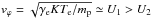 Mathematical equation: \hbox{$v_{\varphi }=\sqrt{\gamma _{\rm e}KT_{{\rm e}}/m_{\rm p}}\simeq U_{1}>U_{2}$}