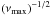 \hbox{$\left (\numax \right) ^{-1/2}$}