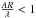 \hbox{$\frac{AR}{\lambda} < 1$}
