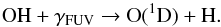 \appendix \setcounter{section}{1} \begin{equation} {\rm OH} + \gamma_{\rm FUV} \rightarrow {\rm O}({}^{1}{\rm D}) + {\rm H} . \end{equation}
