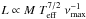 \hbox{$L \propto M\; T_{\rm eff}^{7/2} \; \numax^{-1}$}