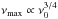 \hbox{$\numax \propto \Dnurho^{3/4}$}