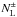 \hbox{$N^{\pm}_{\rm L}$}
