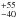 \hbox{$^{+55}_{-40}$}