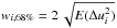 \hbox{$w_{i,68\%} = 2\,\sqrt{E(\Delta u_i^2)}$}