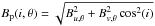 \hbox{$B_{\rm p}(i,\theta)=\sqrt{B^2_{u,\theta}+B^2_{v,\theta}\cos^2(i)}$}