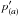 \hbox{$p'_{(a)}$}