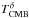 \hbox{$T^\delta_{\rm CMB}$}