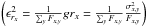 \hbox{$\sigma_{x,y}^{2}=g\hat{S}_{x,y}=gr_{x}F_{x,y}$}