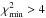 \hbox{$\rm{\chi^2_{\rm min}>4}$}