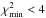 \hbox{$\chi^2_{\rm min}<4$}