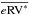 \hbox{$\overline{e{\rm RV}^*}$}