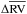 \hbox{$\Delta \overline{\rm RV}$}