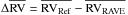 \hbox{$\Delta \overline{\rm RV} =\rm \overline{\rm RV_{Ref}}-\overline{RV_{RAVE}}$}