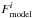 \hbox{$F_{\rm model}^{i}$}