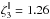 \hbox{$\zeta_{3}^{\parallel} = 1.26$}