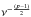 \hbox{$\nu^{-\frac{(p-1)}{2}}$}