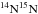 \hbox{$\mathrm{^{14}N^{15}N}$}