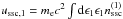 \hbox{$u_{\rm ssc,1} = \me c^2 \int {\rm d}\epsilon_1 \epsilon_1 \nssc$}