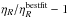 \hbox{$\eta_{R}/\eta_{R}^{\rm best fit}-1$}