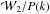 \hbox{$\maw_{2}/P(k)$}