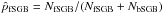 \hbox{$\hat{p}_{\rm fSGB} = N_{\rm fSGB}/(N_{\rm fSGB}+N_{\rm bSGB})$}