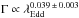 \hbox{$\Gamma \propto \lambda_{\rm Edd}^{0.039\, \pm\, 0.003}$}