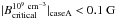 \hbox{$|B_{\rm{critical}}^{10^9~\rm{cm^{-3}}}|_{\rm{case A}}<0.1~\rm{G}$}